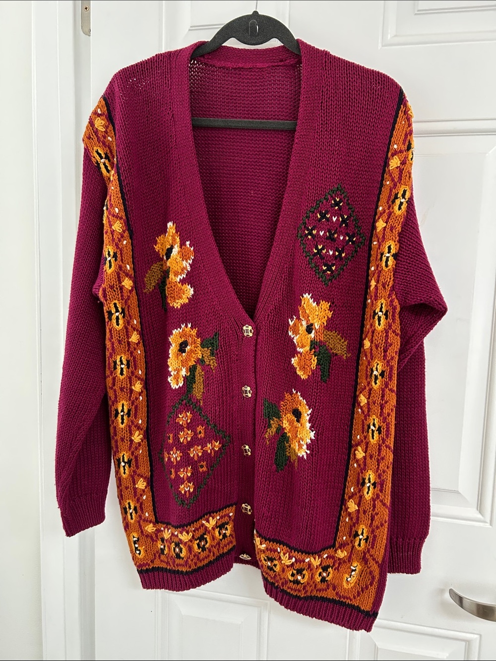 SK and Company 1990s Knit Sweater Size Medium